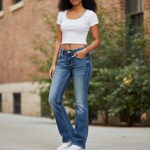 Rebock for express! Blue jeans